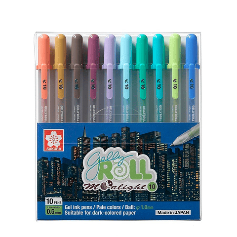 Sakura Gelly Roll Moonlight Earth Set 10 Colores