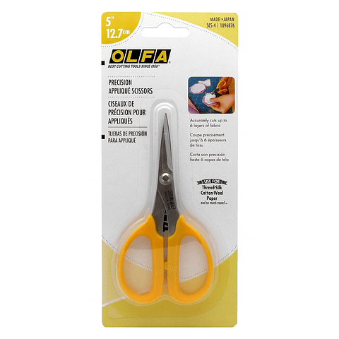 Tijeras Olfa Microdentadas antideslizantes 130mm SCS-4