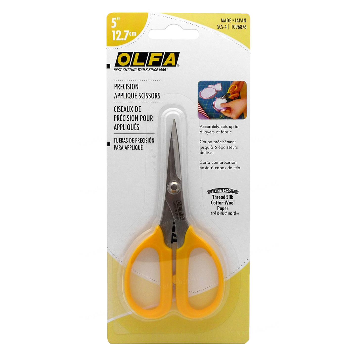 Tijeras Olfa Microdentadas antideslizantes 130mm SCS-4 1