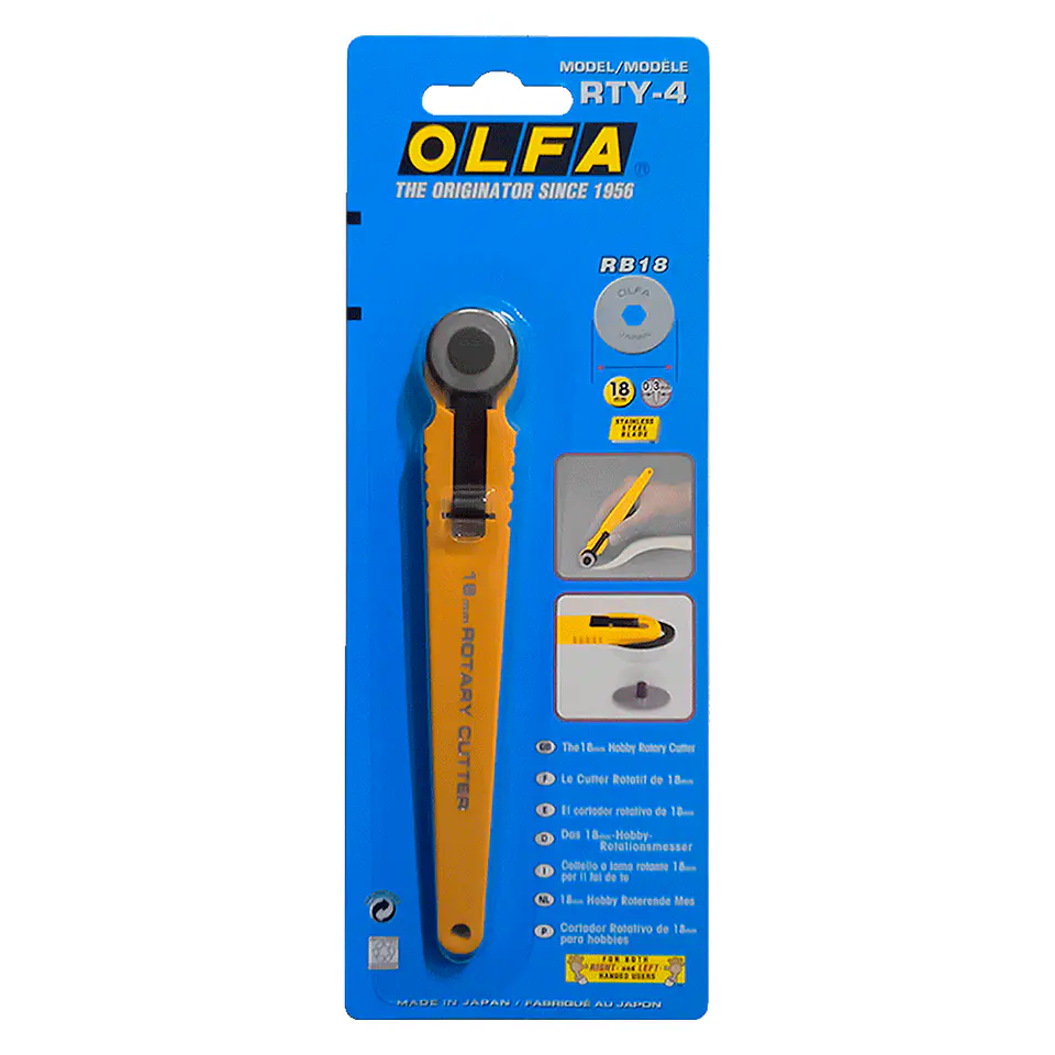 Cuchillo Rotativo 18mm para Tela RTY-4 Olfa 1