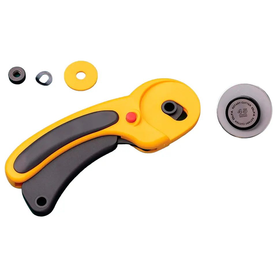 Cuchillo Rotativo 45mm doble seguro RTY-2/DX Olfa 3