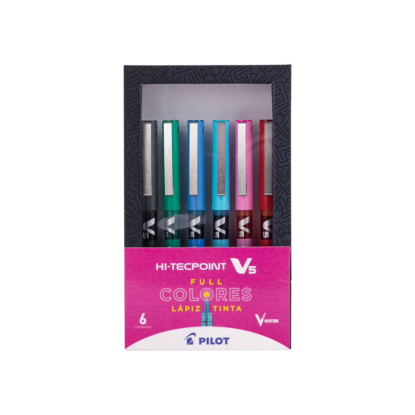 Set Lápices Tinta HI-Tecpoint V5 6 un. 1