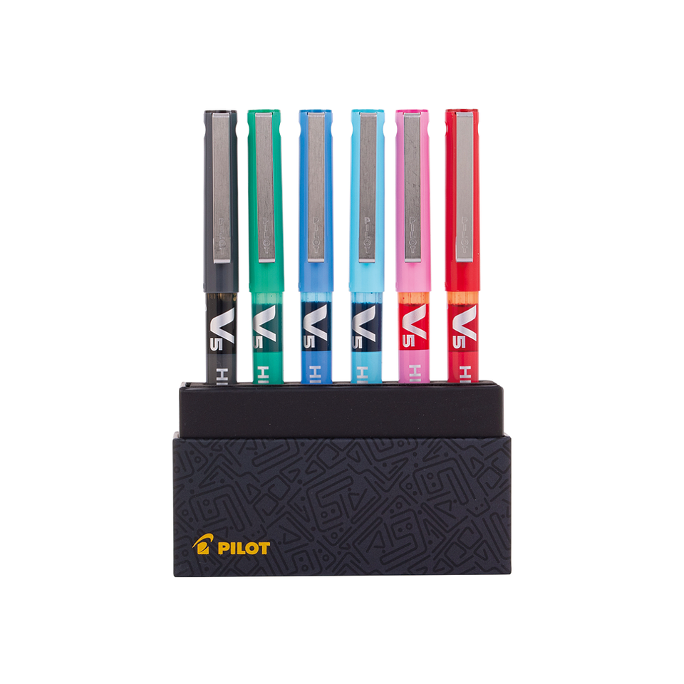 Set Lápices Tinta HI-Tecpoint V5 6 un. 2