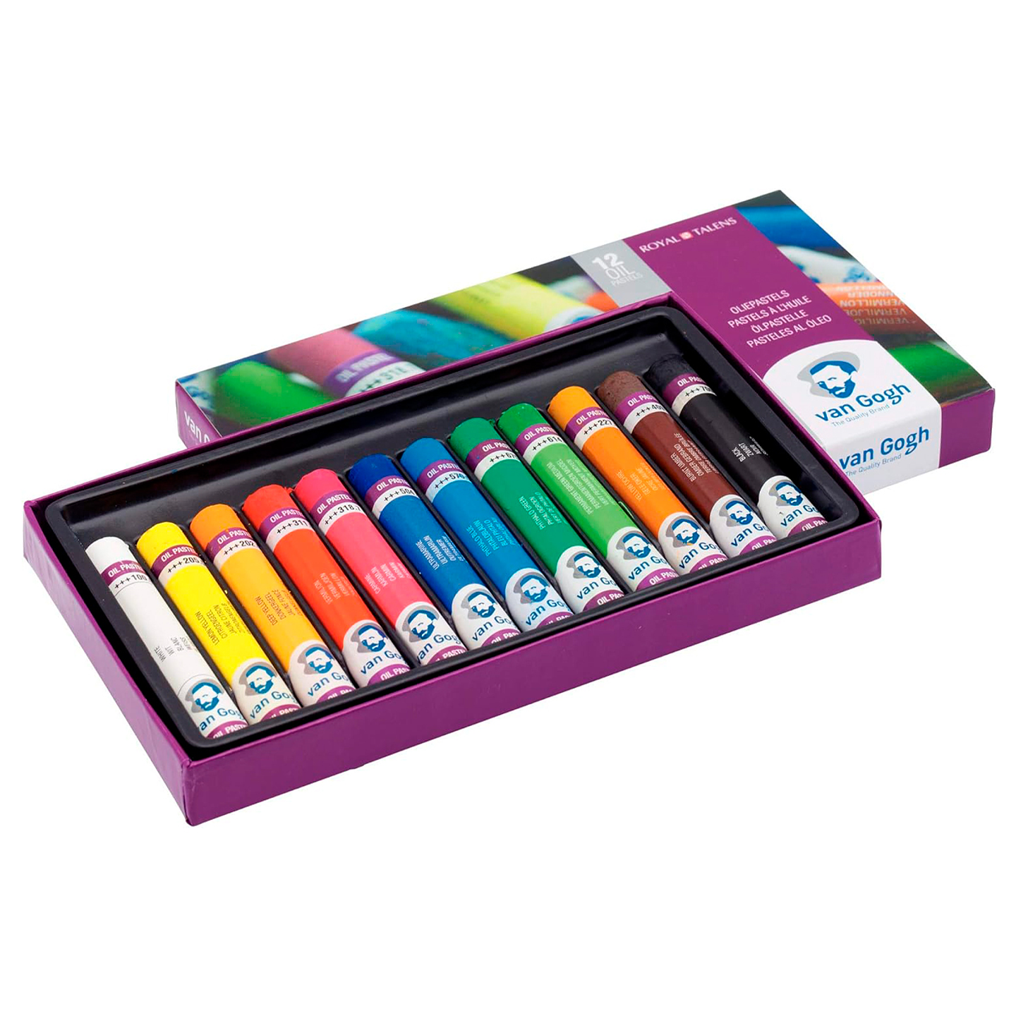 Pasteles Al Óleo Van Gogh Set 12 Colores 3