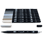 Tombow Dual Brush - Set 10 Marcadores Escala De Grises - Miniatura 2