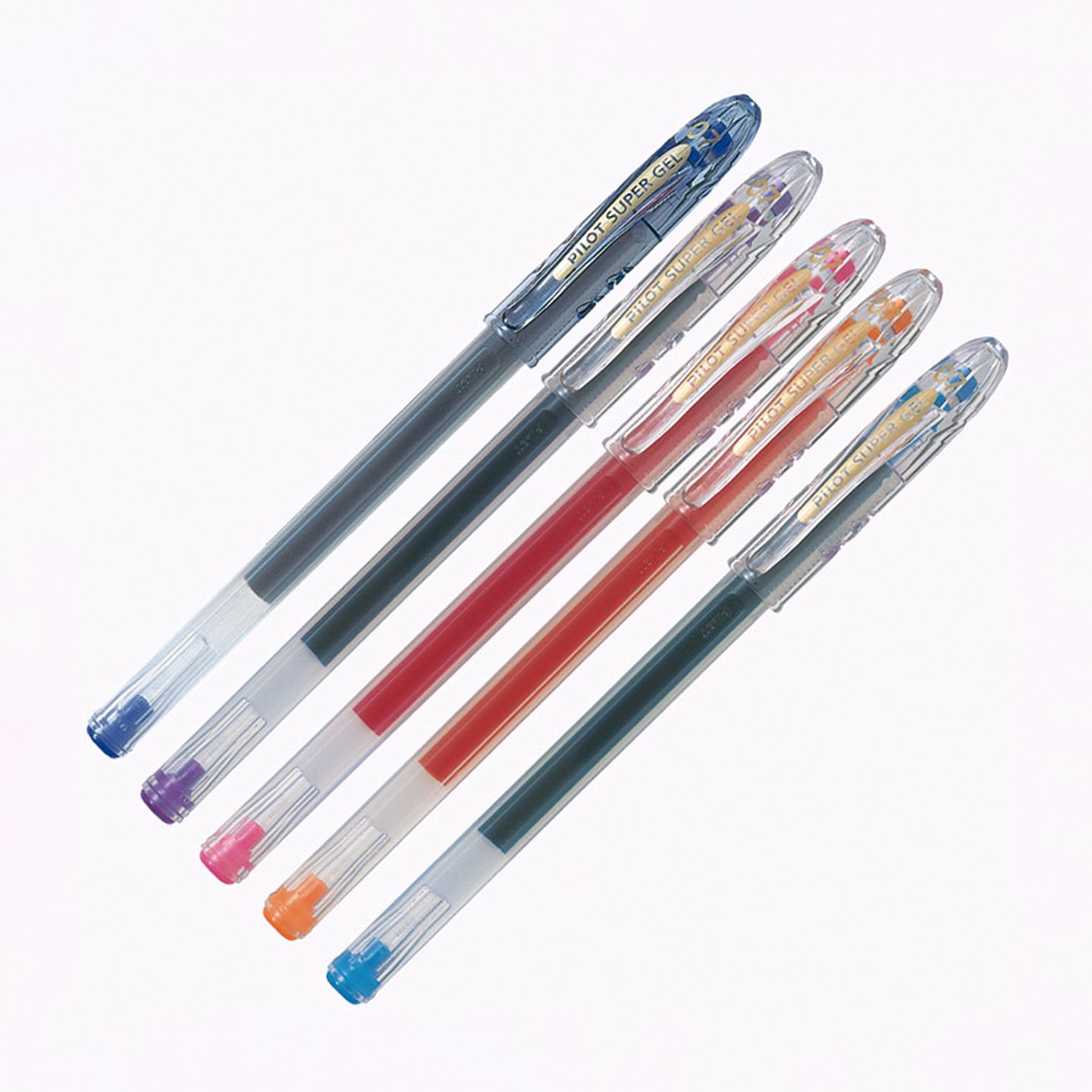 Set Lápices Tinta Super Gel 0.7mm 5 Colores 2