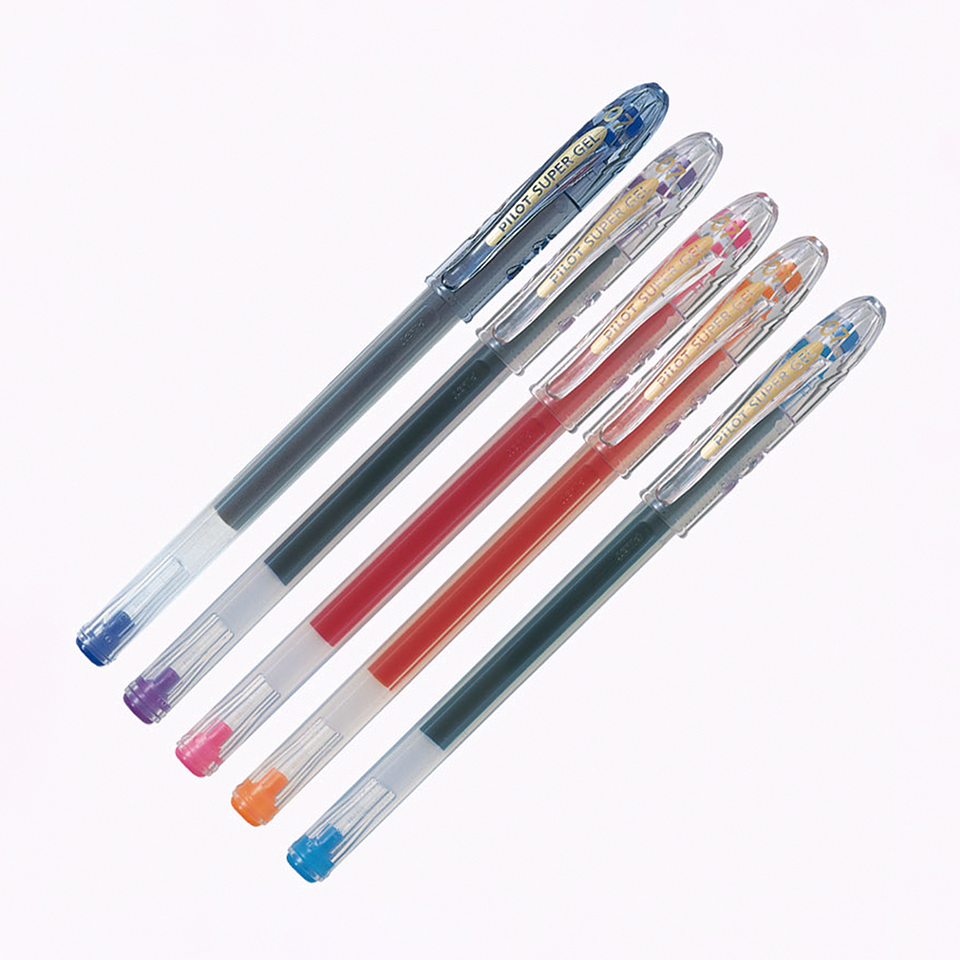 Set Lápices Tinta Super Gel 0.7mm 5 Colores 2