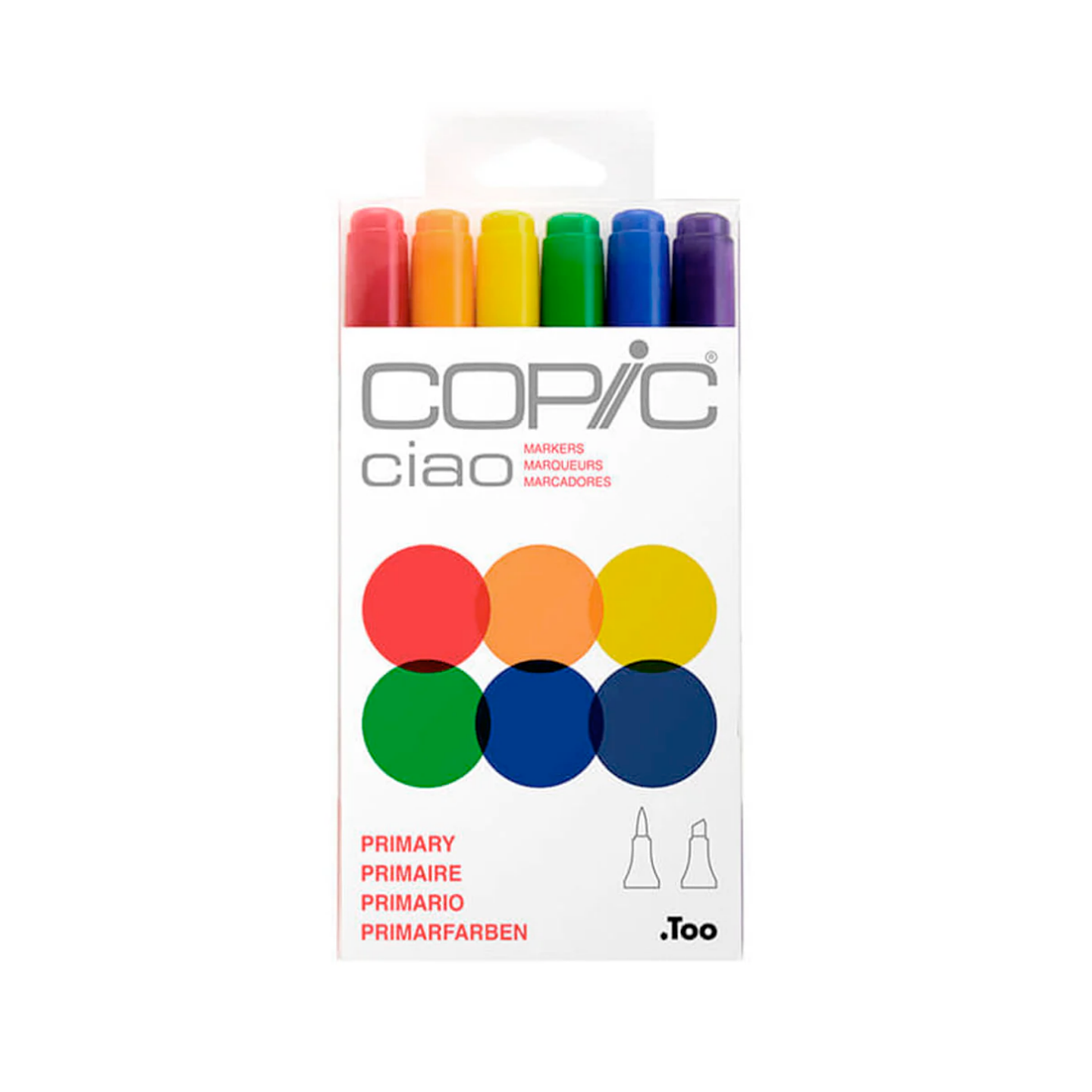 Copic Ciao - Set 6 Marcadores Primary Colores Primarios 1