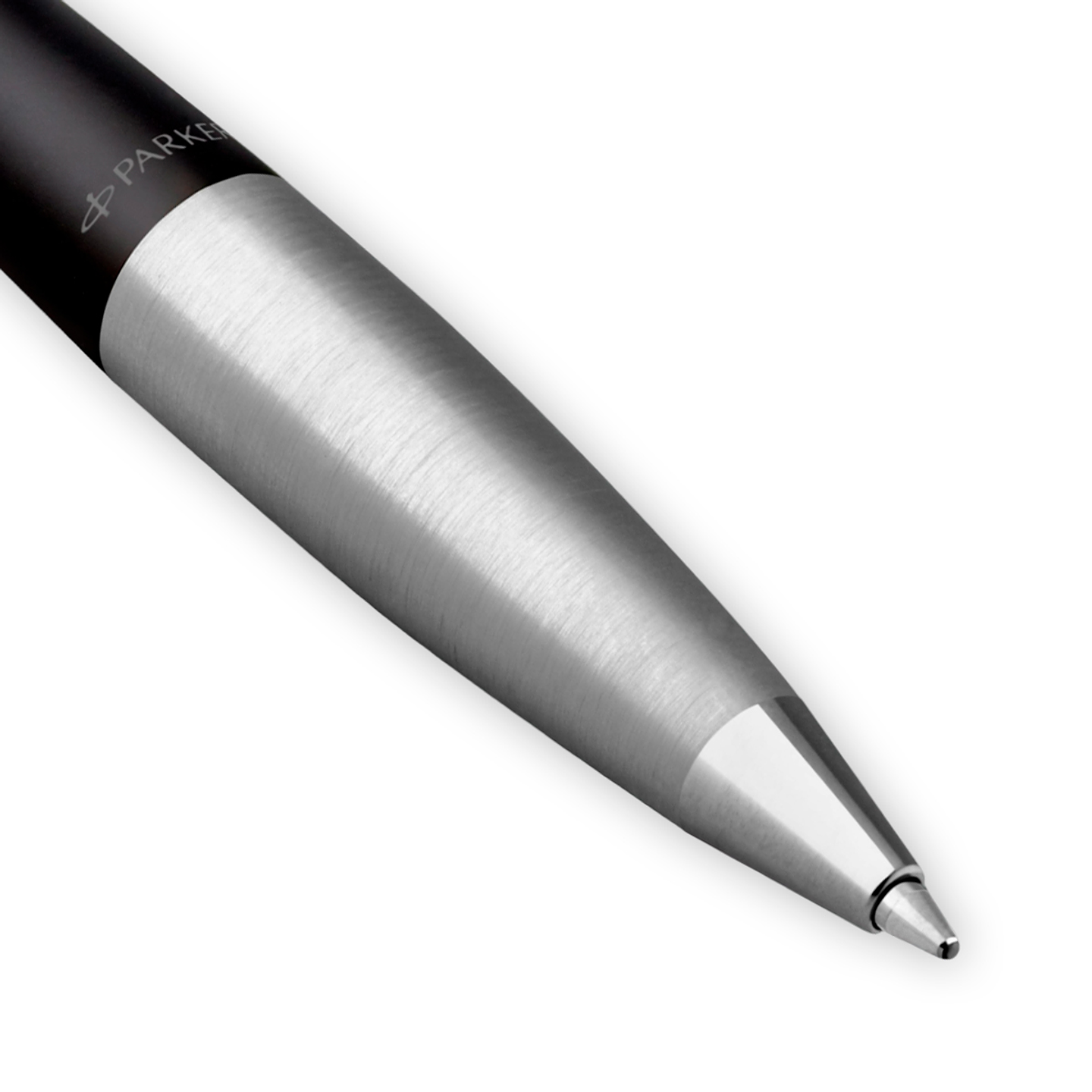 Bolígrafo Urban Twist Negro Mate Borde Cromado - Parker 3