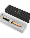 Bolígrafo Urban Twist Negro Mate Borde Dorado - Parker