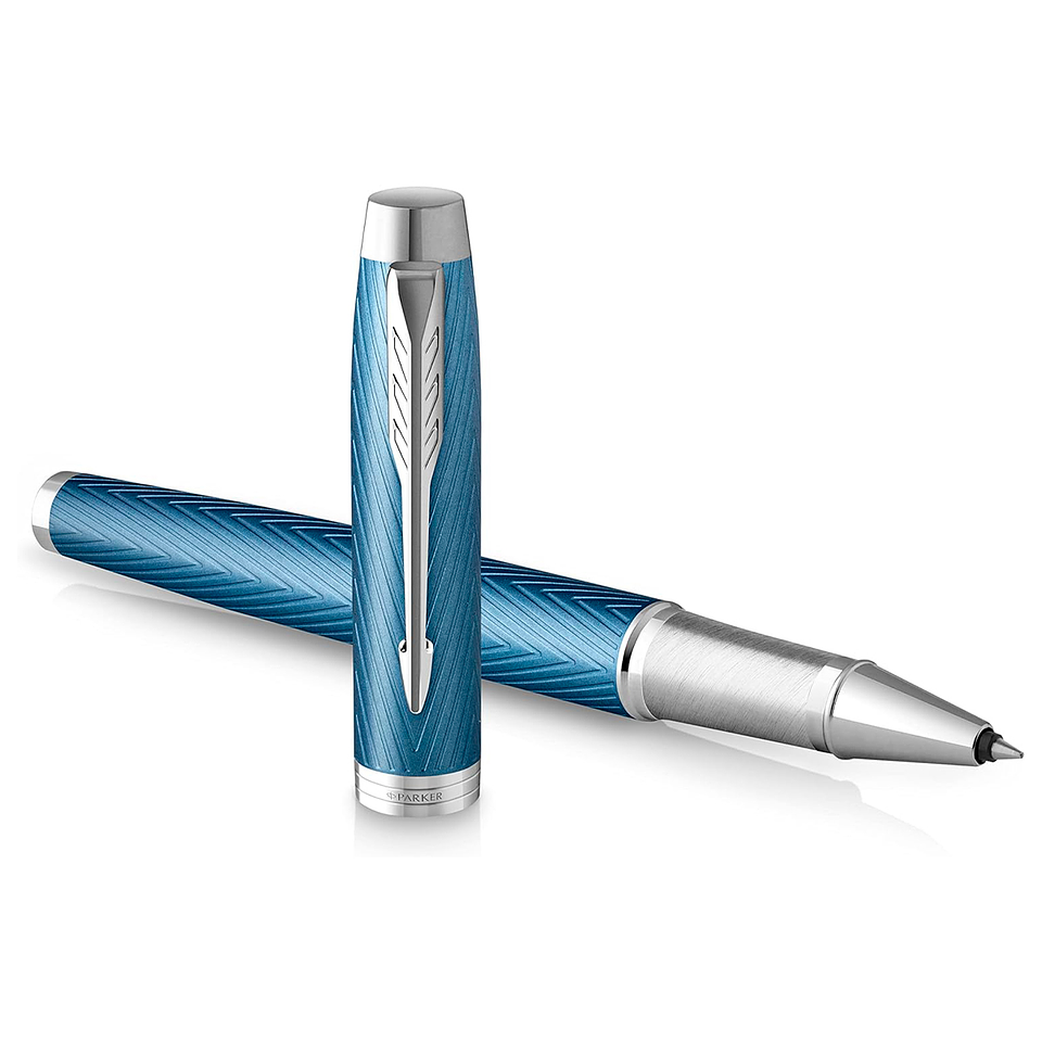 Bolígrafo IM Pemium Lacado Gris Cromado - Parker 3