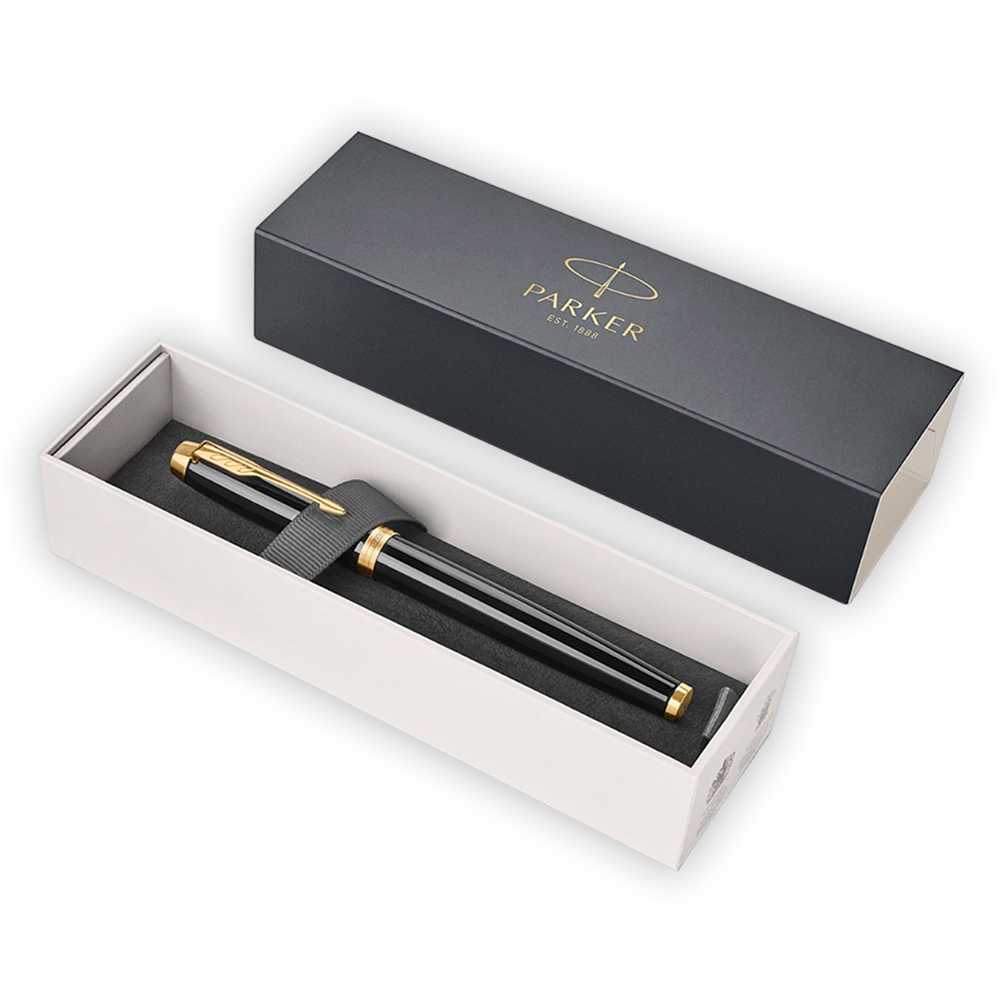 Pluma IM Lacado Negro Con Dorado - Parker 2