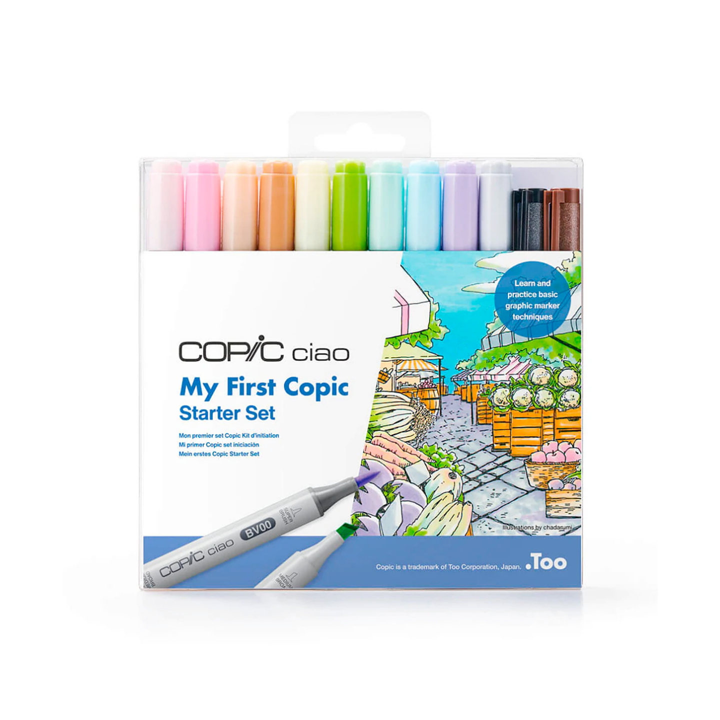 Kit Marcadores My First Copic - Edicion Limitada 1