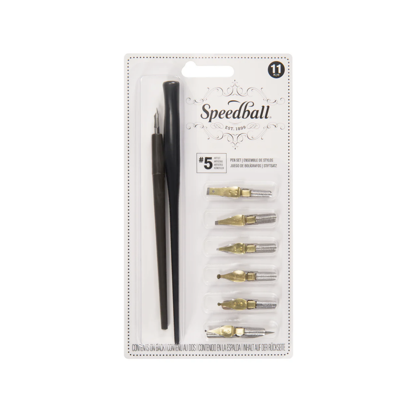 Set Plumillas Speedball Caligráficas Mixtas #5 Artista 1