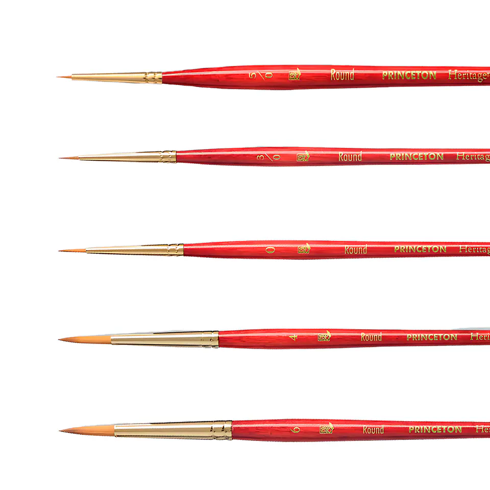 Pincel Heritage Acuarela Round (Redondo) - Princeton 1