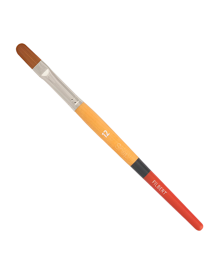 Pincel Snap Golden Nylon SH Filbert 12 (Avellanado) - Princeton