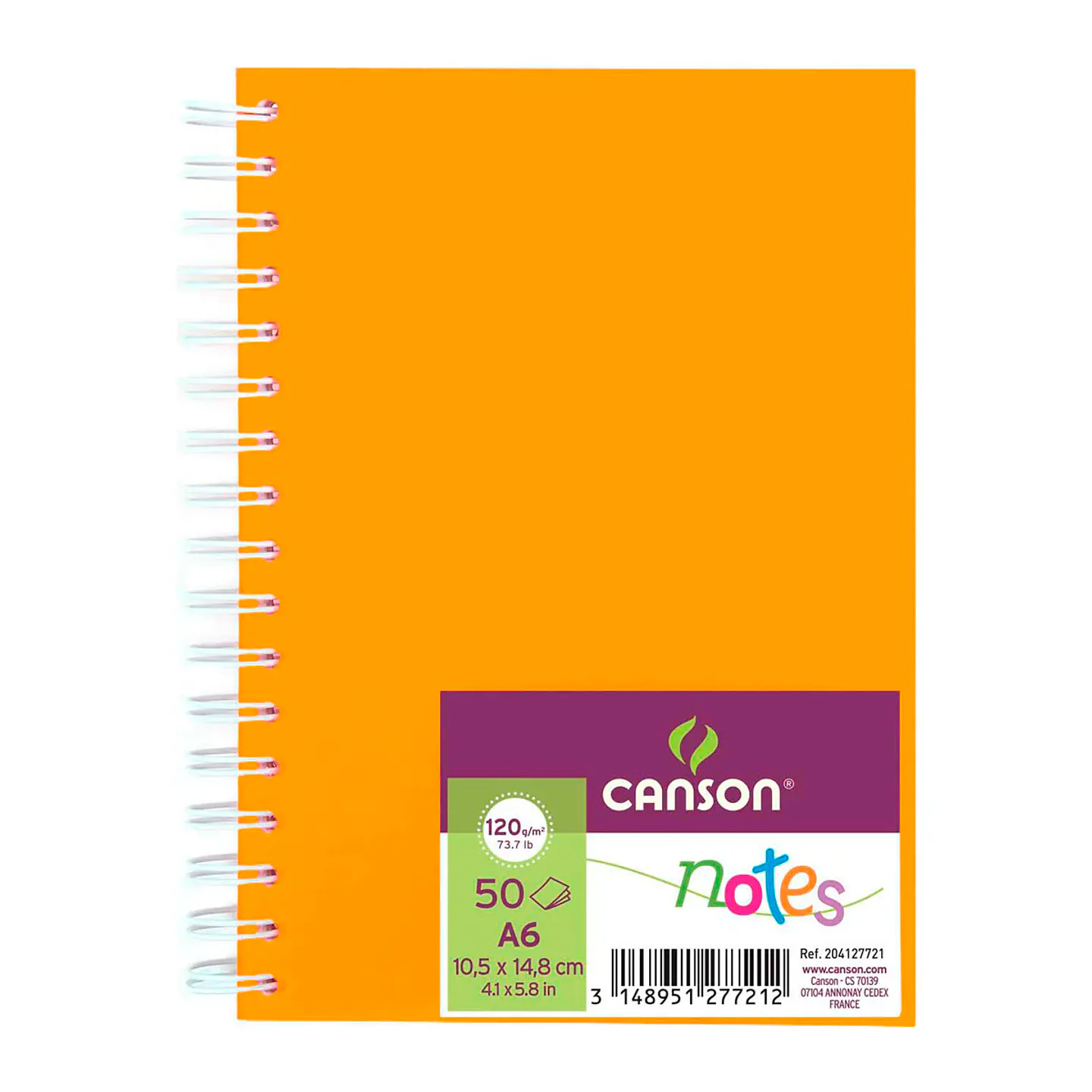 Canson Notes A6 120Grs 50Hjs - Distintos Colores 3
