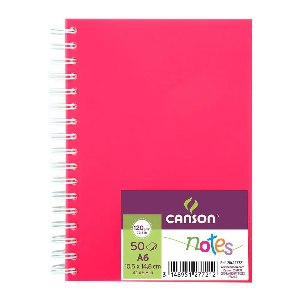 Canson Notes A6 120Grs 50Hjs - Distintos Colores 4