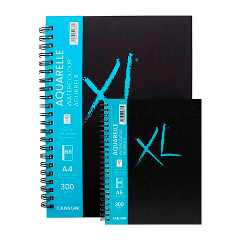 Cuaderno Artbook XL Aquarelle 300grs 34hjs - Canson