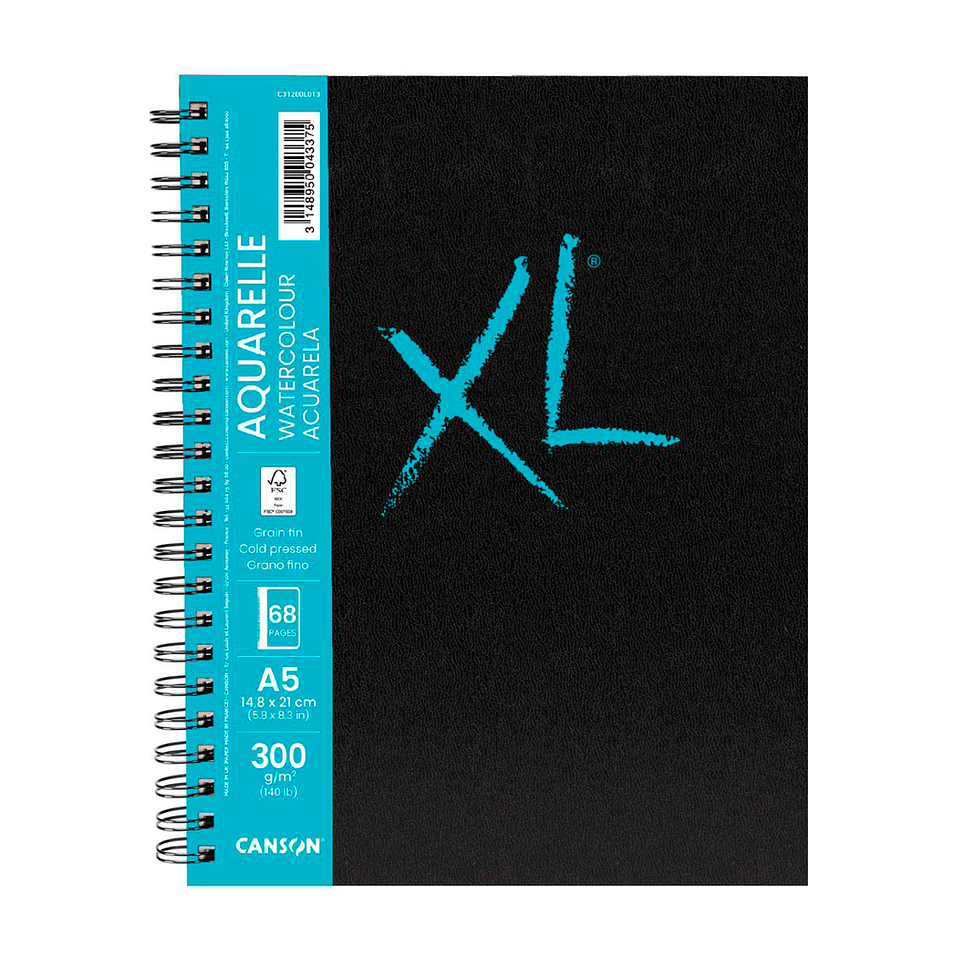Cuaderno Artbook XL Aquarelle 300grs 34hjs - Canson 2