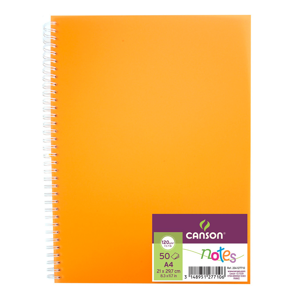 Canson Notes A4 120Grs 50Hjs - Distintos Colores 3