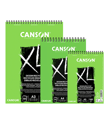 Canson XL Dessing Recycle Croquera 160Grs - Distintas Medida