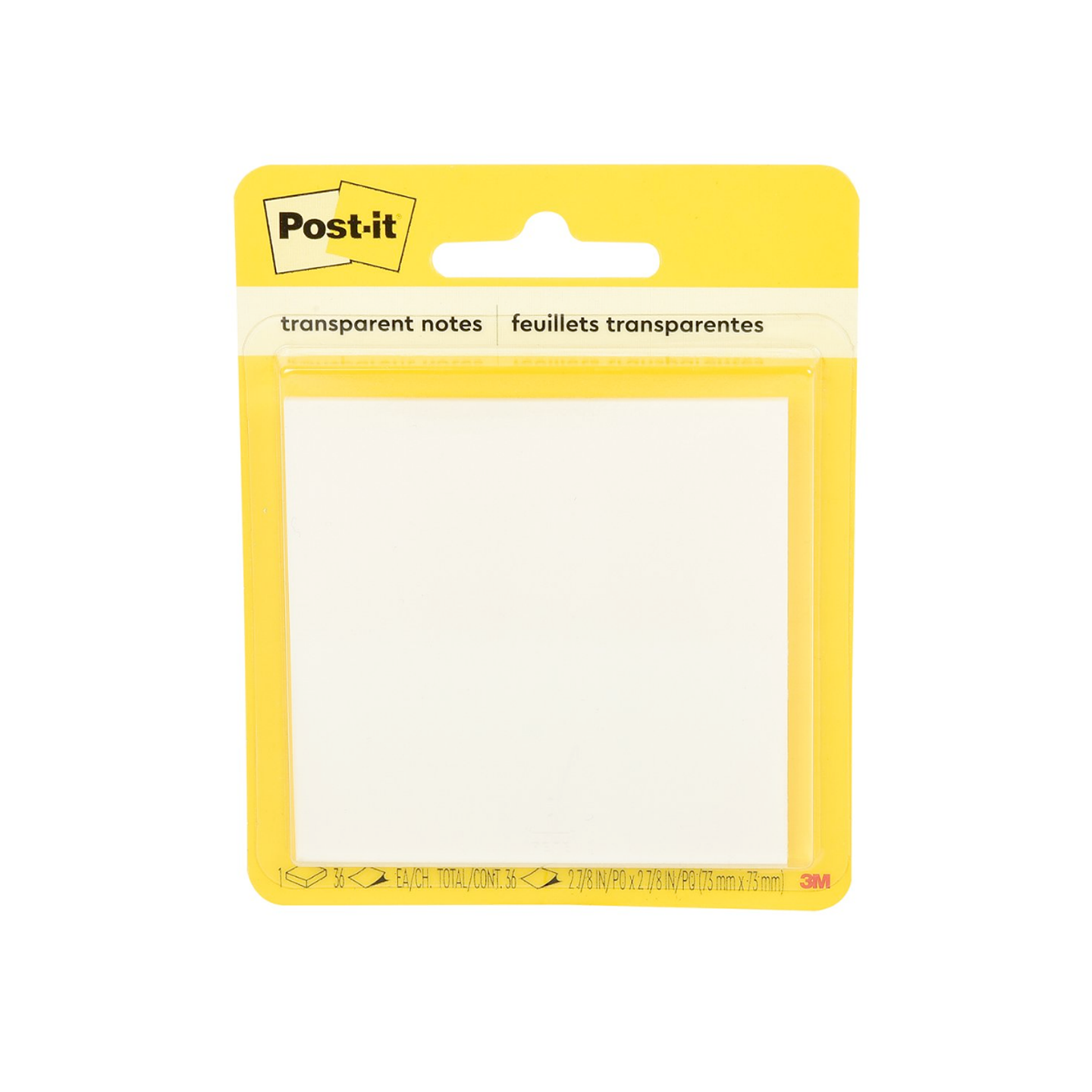 Notas Adhesivas Transparentes 36hj Post It 3m 73x73mm 1