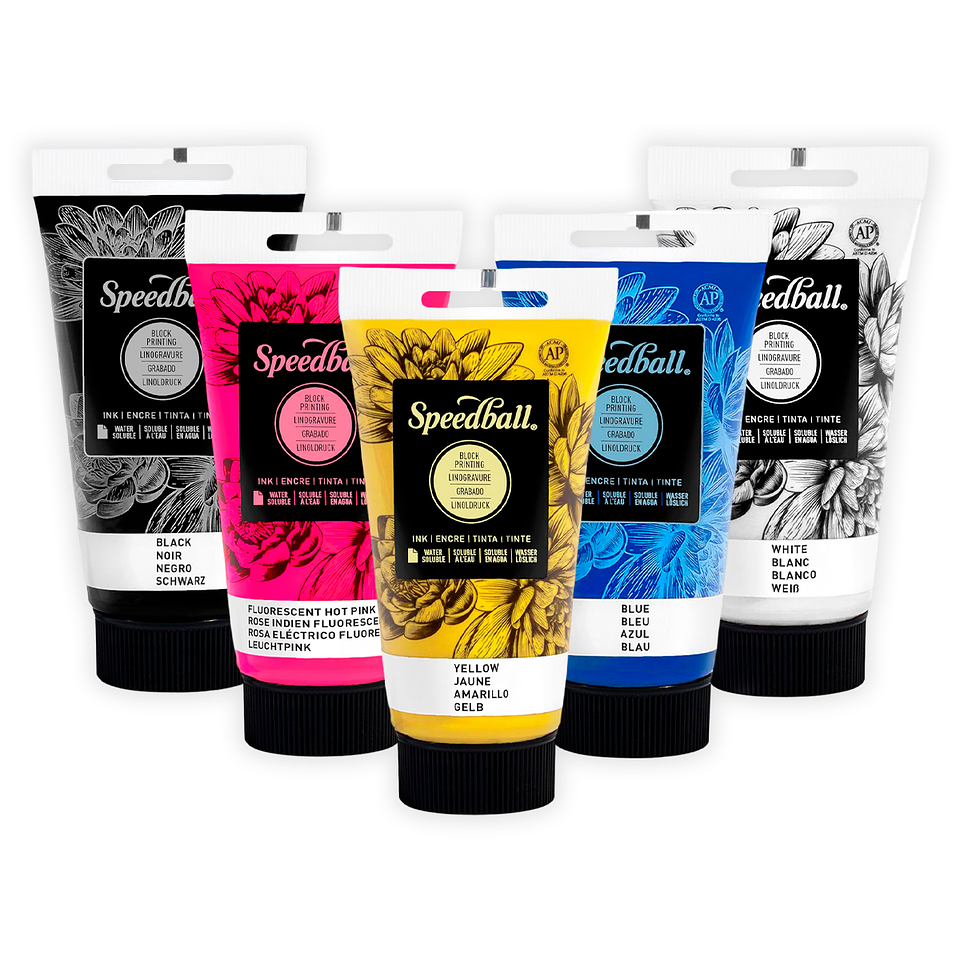 Tinta para Xilografía Speedball 75ml soluble en agua 1