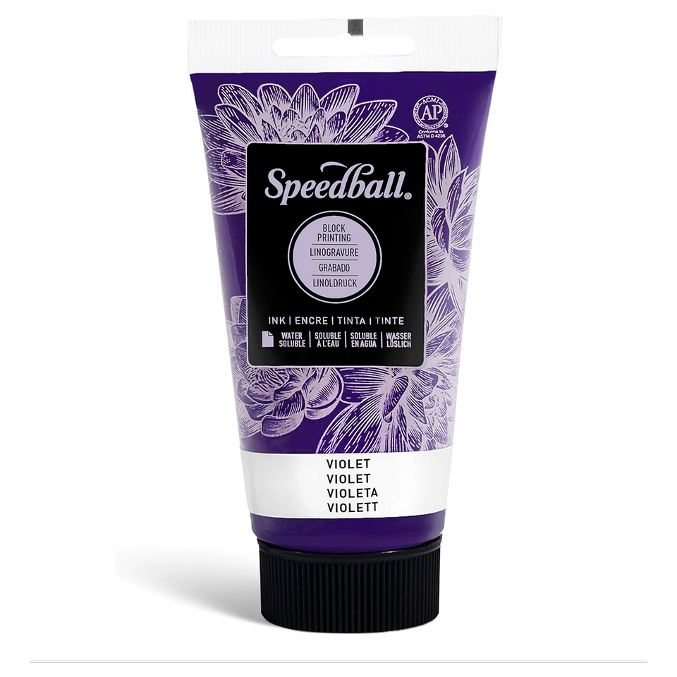 Tinta para Xilografía Speedball 75ml soluble en agua 10