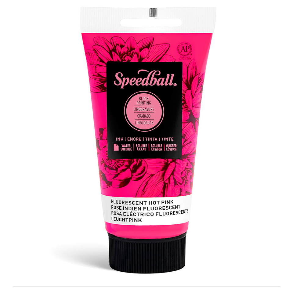 Tinta para Xilografía Speedball 75ml soluble en agua 24