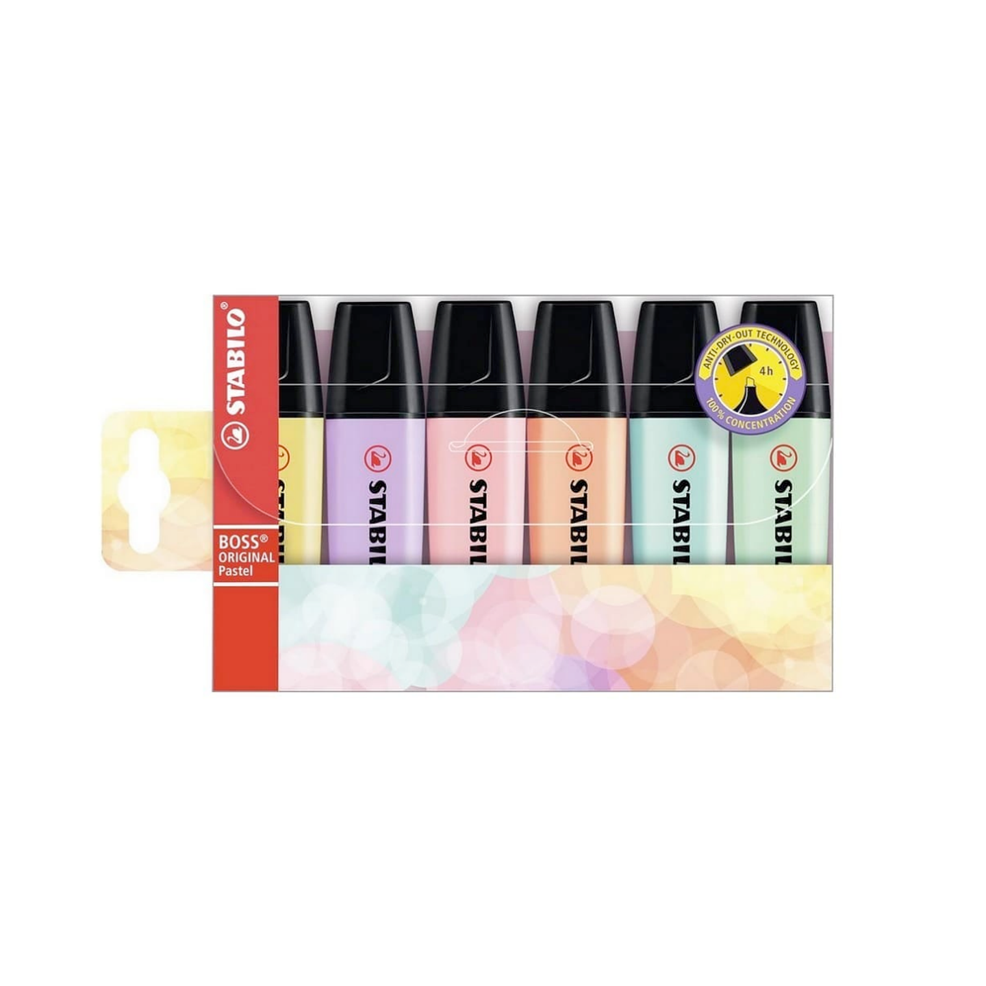 Destacadores Stabilo Pastel Original Set 6 Unidades 1