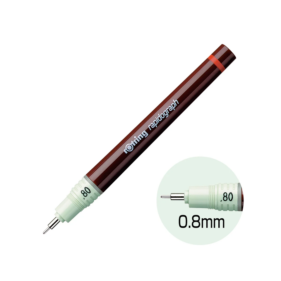 Tiralínea Recargable Rotring Rapidograph 0.8mm 1