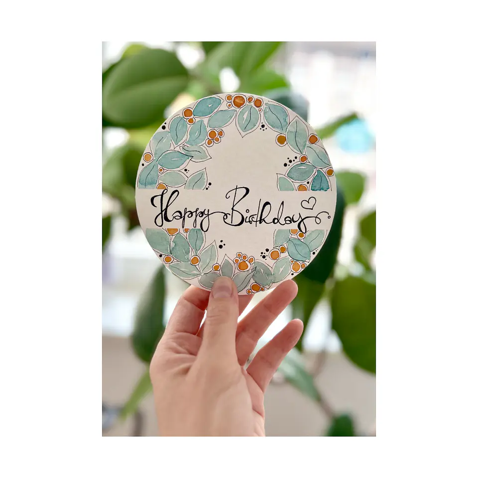 Papel Acuarela Redondo Hahnemuhle 30hj 13cm 100% Algodón 4