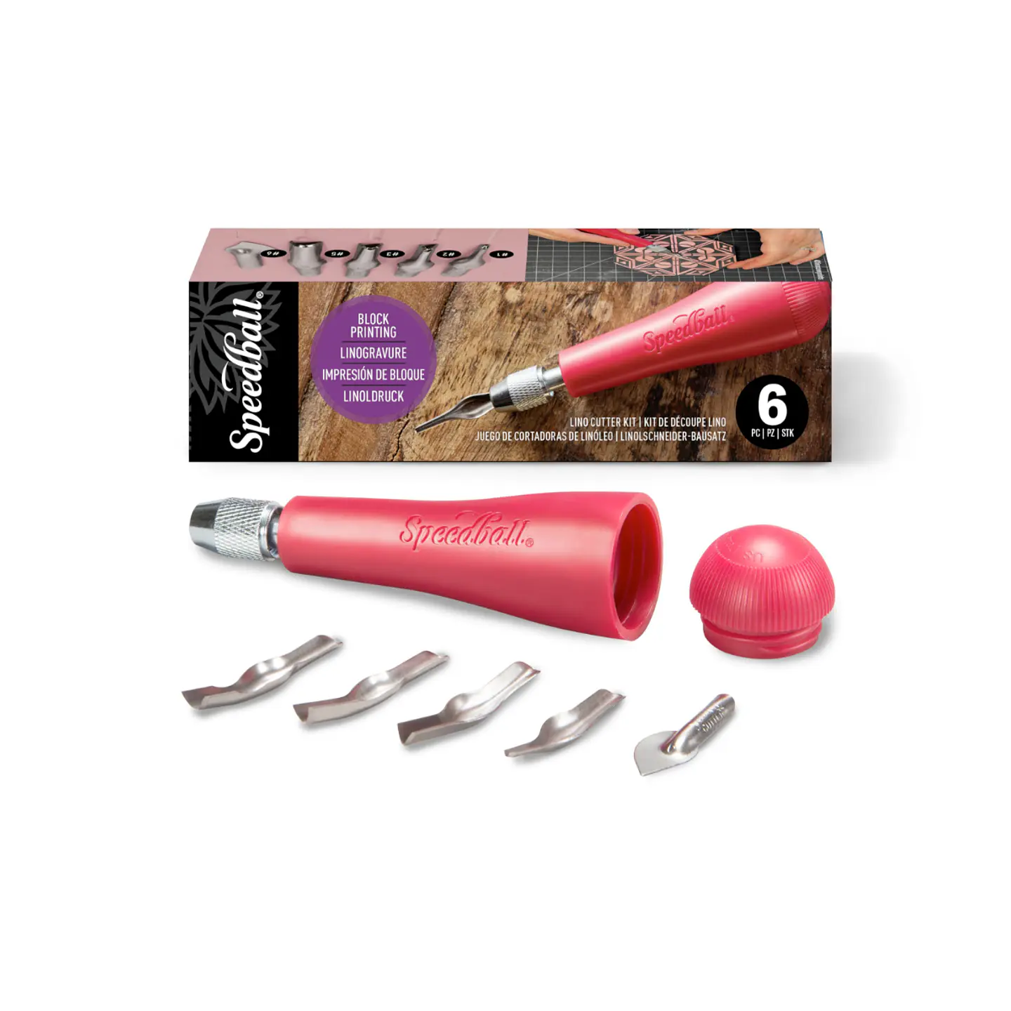 Set #1 de 5 gubias para linóleos Speedball en caja 1