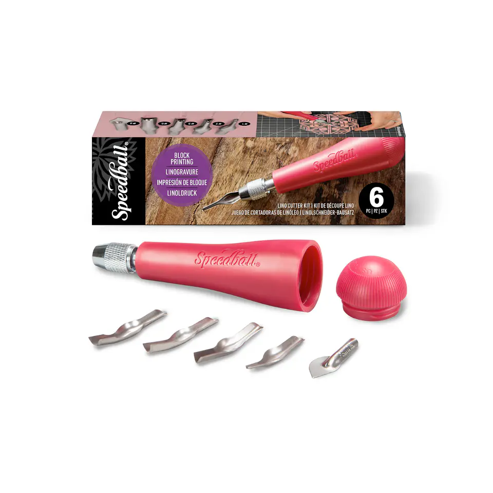 Set #1 de 5 gubias para linóleos Speedball en caja 1