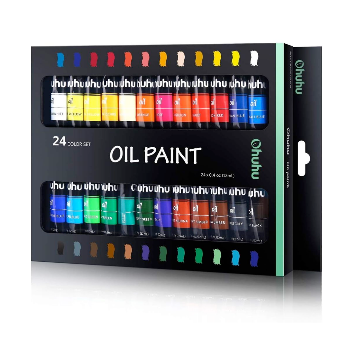 Ohuhu Set de 24 Pinturas Al Oleo 1