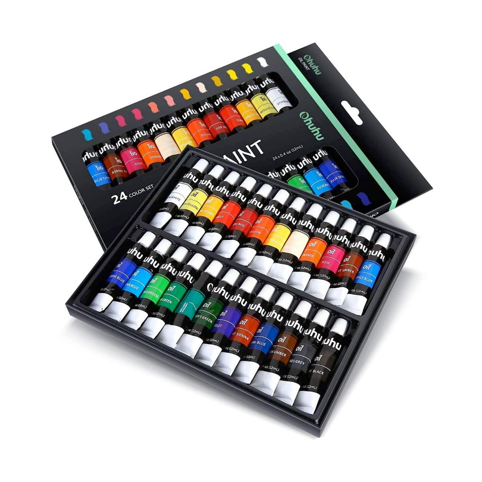 Ohuhu Set de 24 Pinturas Al Oleo 2