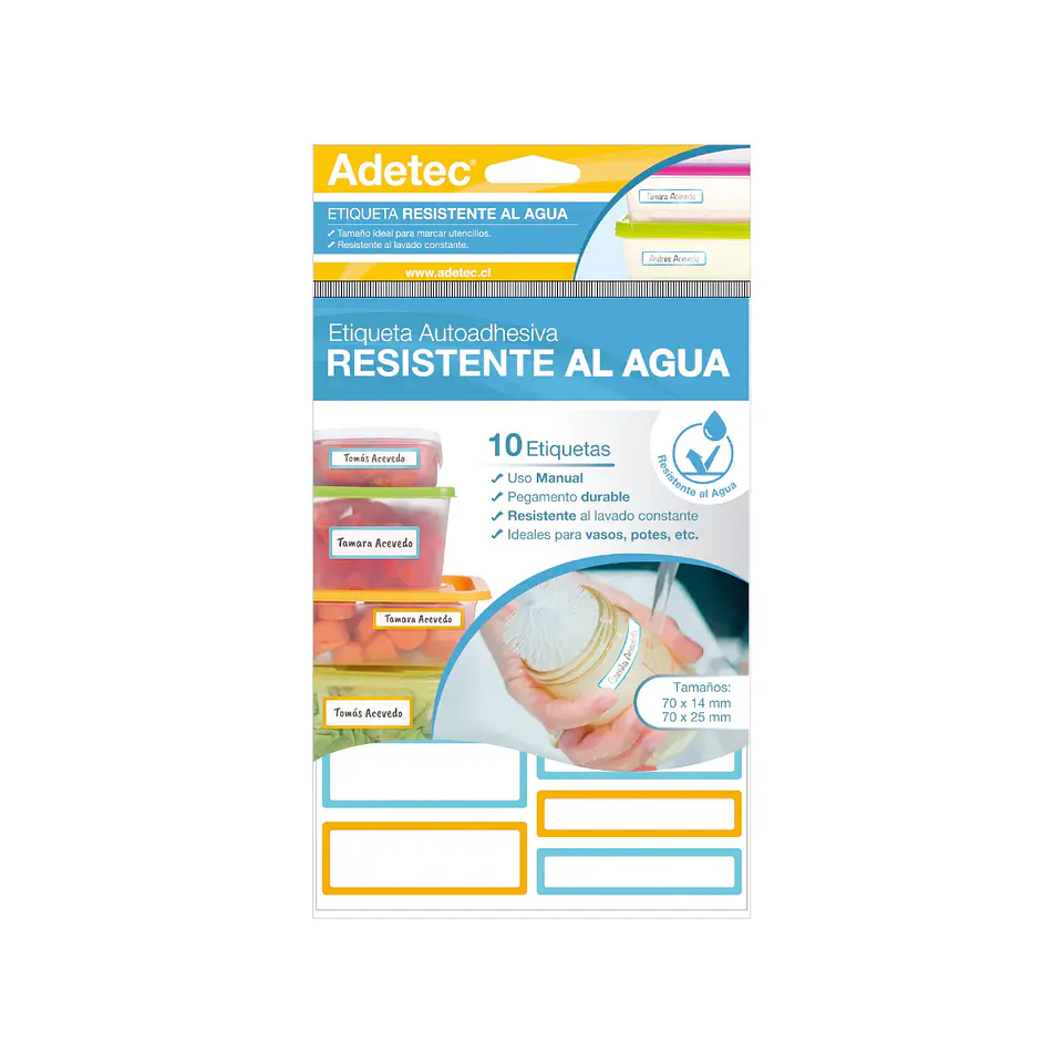 Etiqueta Plastica Resistente al Agua  1