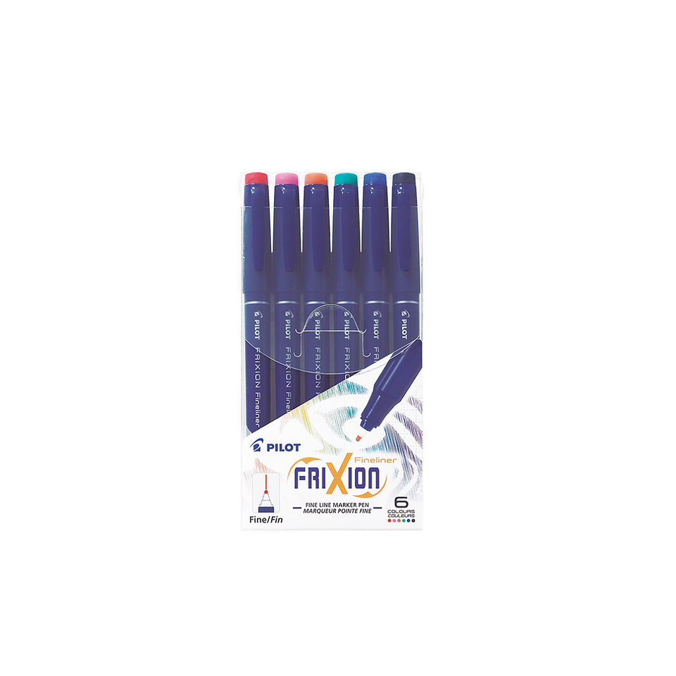 Set Marcadores Fixion Fineliner 6 Colores 1