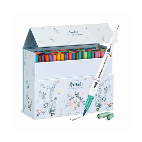 Ohuhu Maui 160 Marcadores a Base de Agua