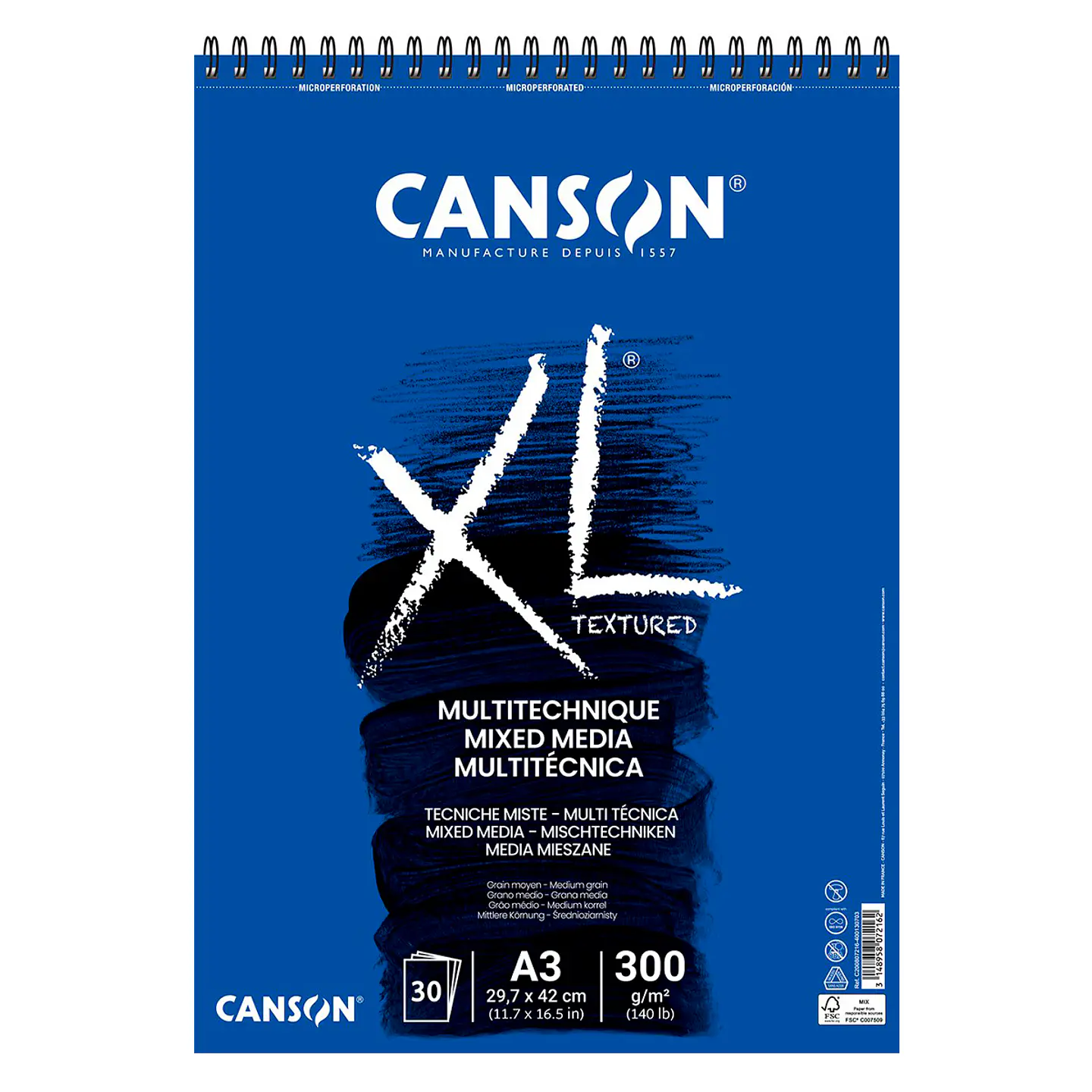 Canson XL Mix Media Croquera 300 Gsm - Distintas Medidas 4