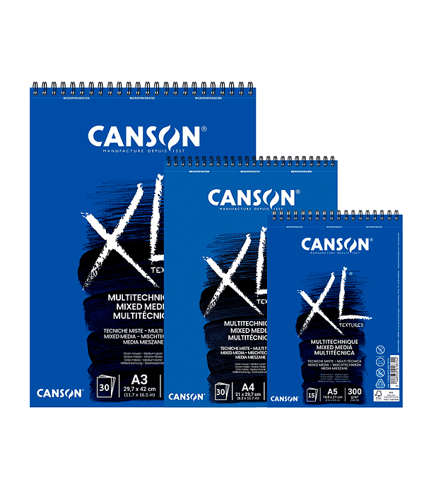 Canson XL Mix Media Croquera 300 Gsm - Distintas Medidas