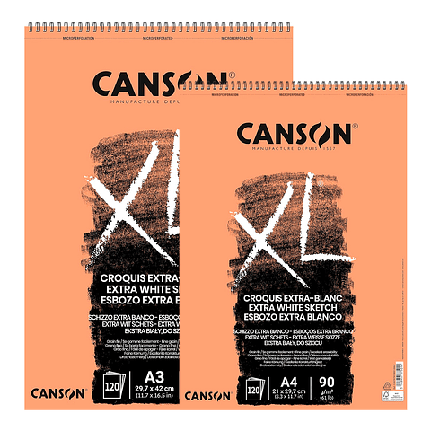 Croquera XL Extra Blanc - Distintas Medidas