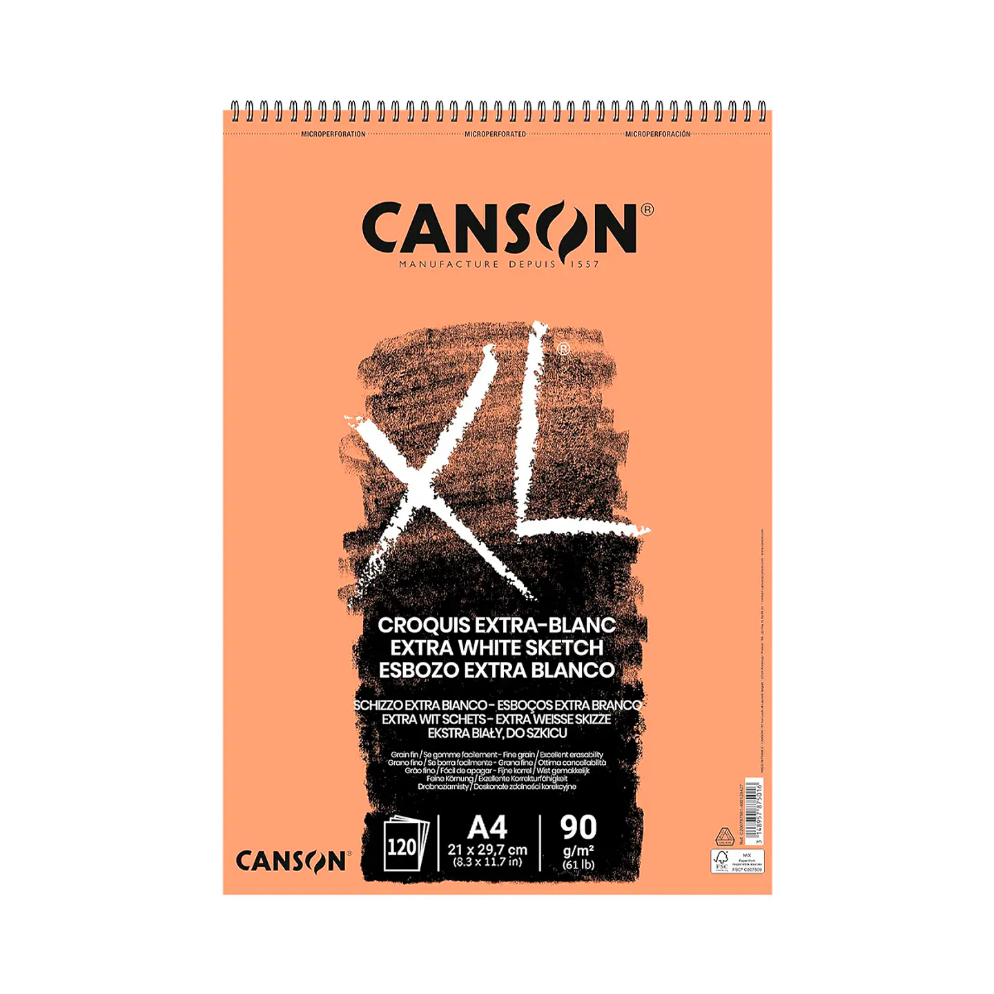 Croquera XL Extra Blanc - Distintas Medidas 2