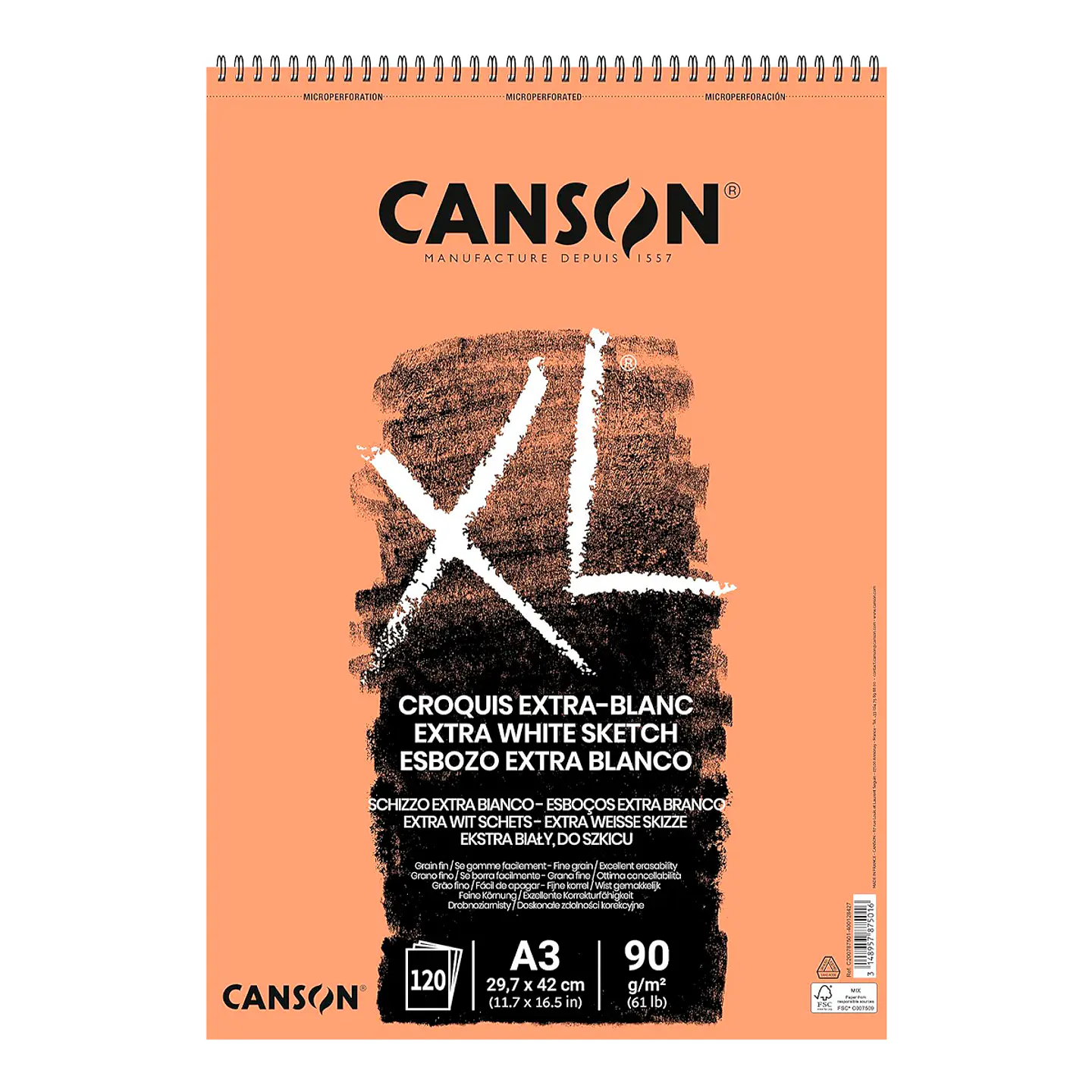 Croquera XL Extra Blanc - Distintas Medidas 3