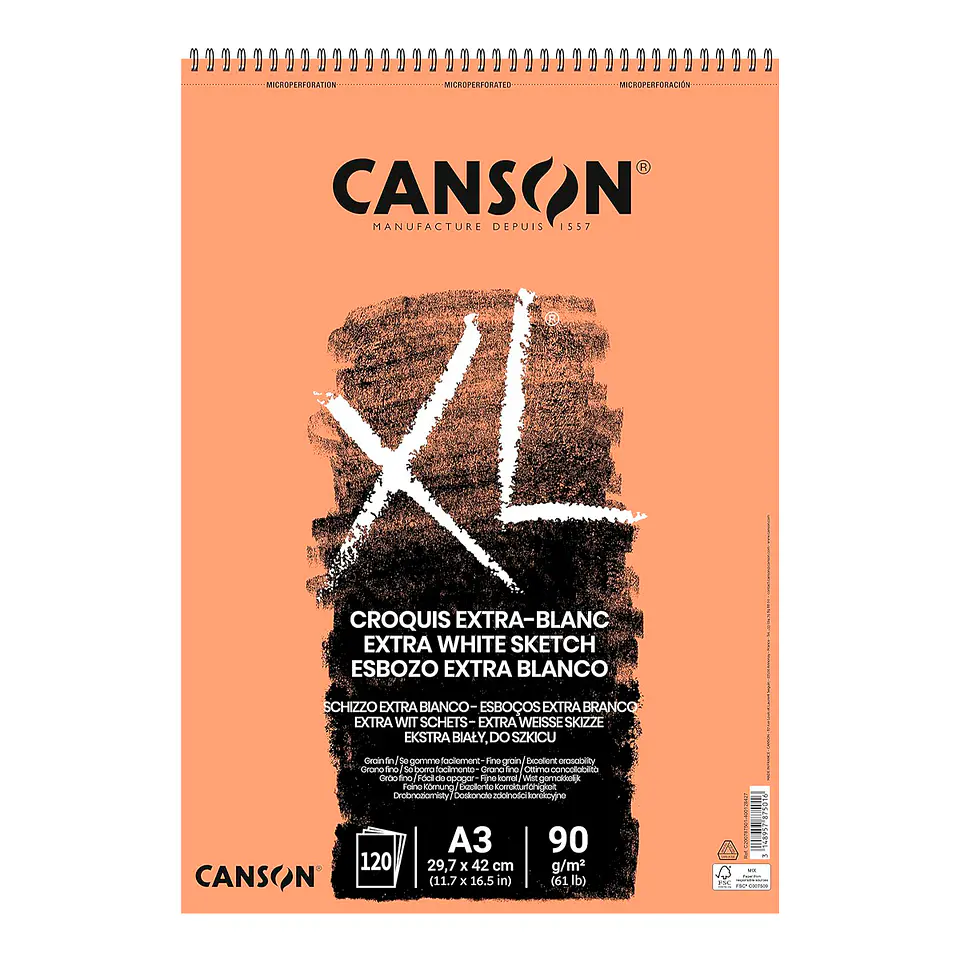 Croquera XL Extra Blanc - Distintas Medidas 3