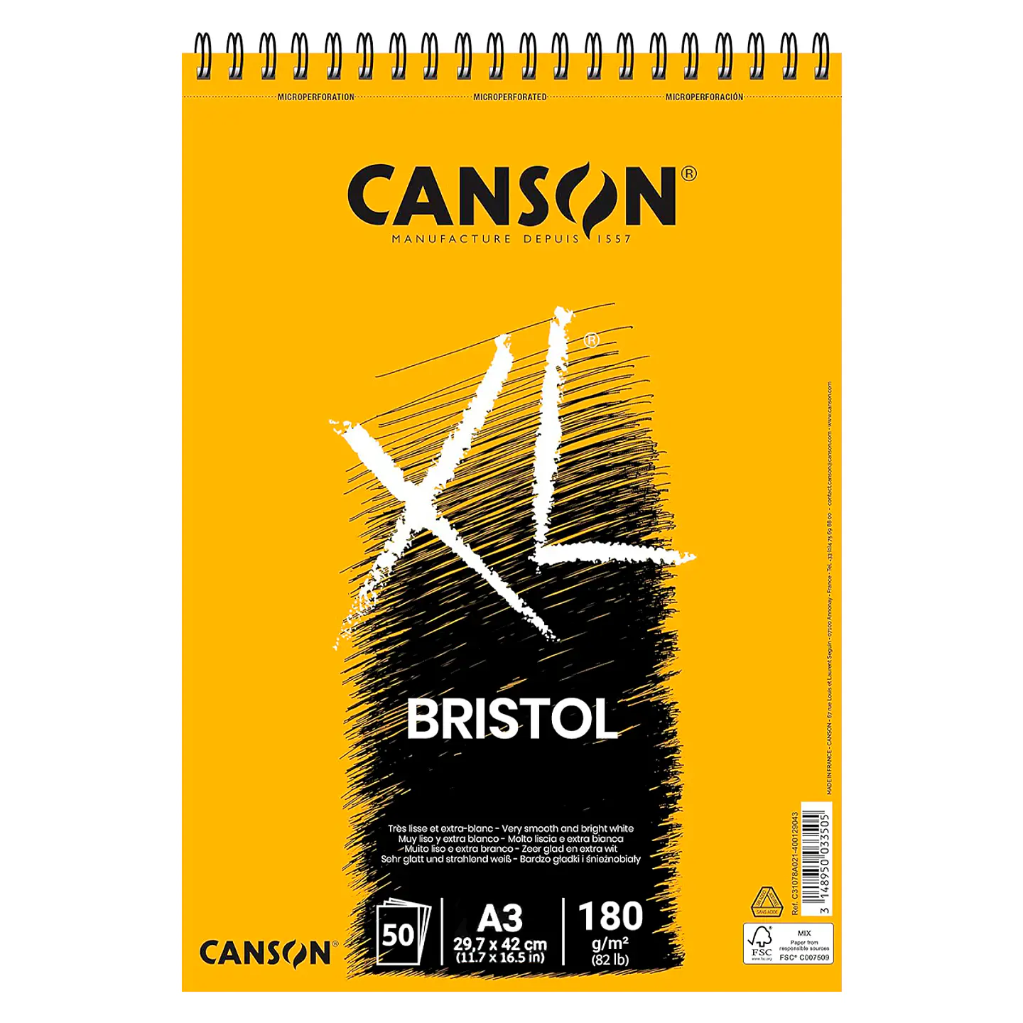 Croquera Canson XL Bristol - Distintas Medidas 3