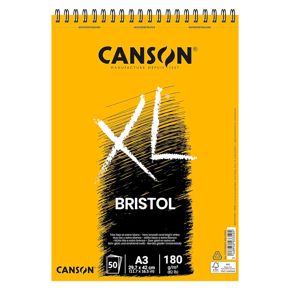 Croquera Canson XL Bristol - Distintas Medidas 3