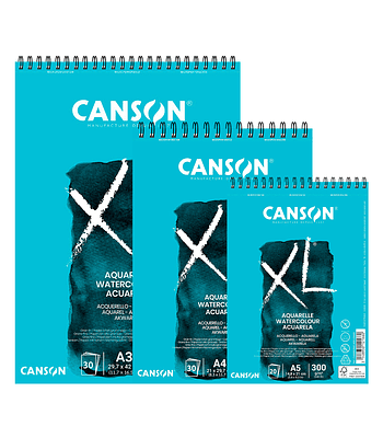 Croquera Canson XL Aquarelle - Distintas Medidas