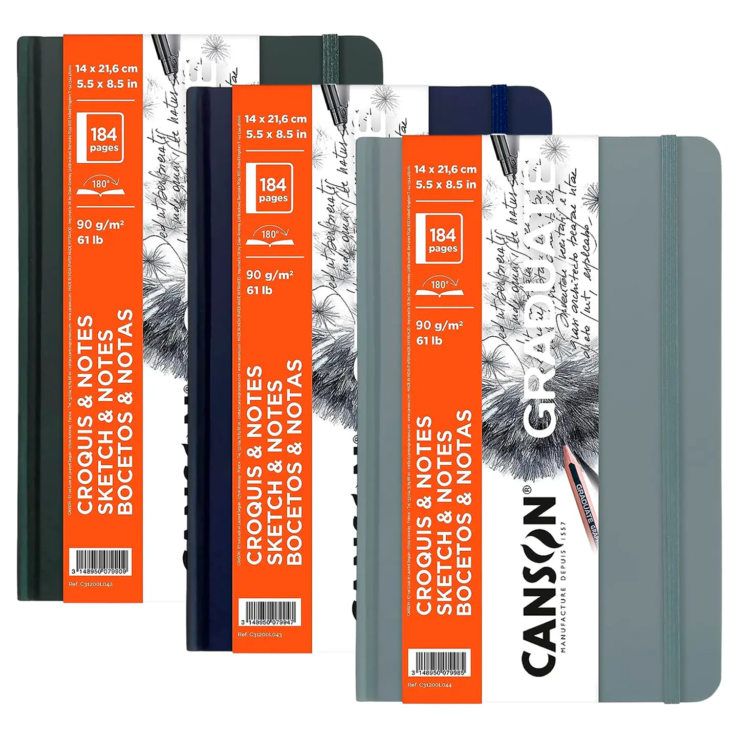 Artbook Graduate Sketch and Notes 90Grs 1